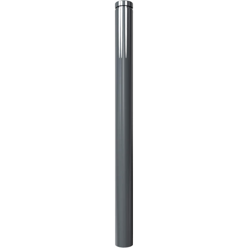 Stilpoller Serie 4092 Stahlrohr Ø 102 mm mit Alukopf & Ziernut, ortsfest/herausnehmbar – Bild 2