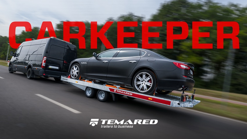 CARKEEPER 4820/2 2,7T, STANDSCHIENEN, Zweiachser, Autotransporter mit Kippfunktion, Temared, 2700 kg• – Bild 6