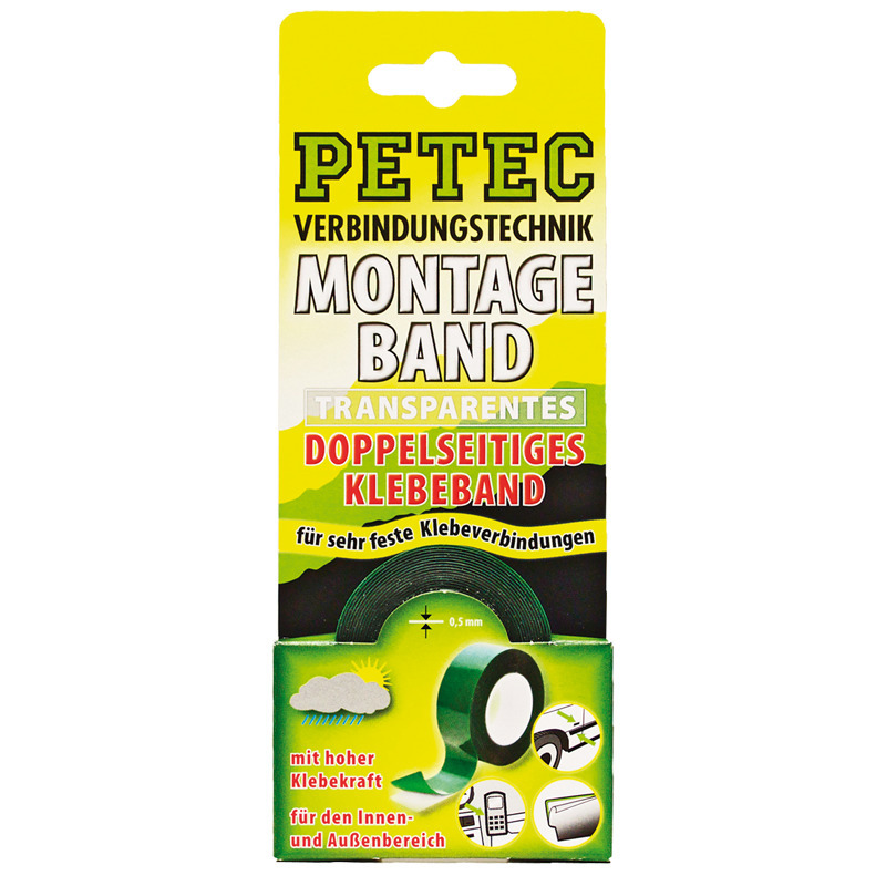 Doppelseitiges Klebeband 19mm x 2m | PETEC 87192 – Bild 2