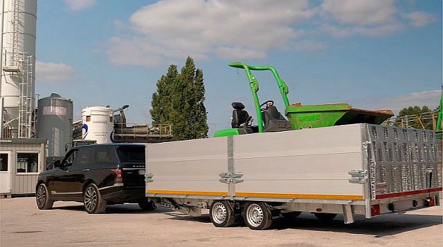 Eduard Maschinentransporter 606 x 200 cm 3000 kg Kippsystem mit Auffahrklappe• – Bild 5