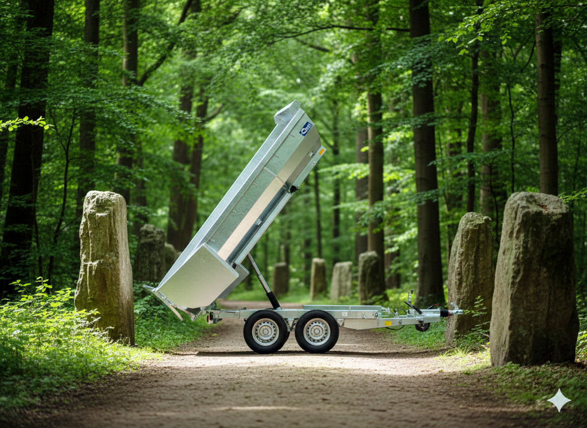 MK3530EP Muldenkipper, Zweiachser, 3500 kg, 4250 Liter Volumen, E-Pumpe – Bild 9