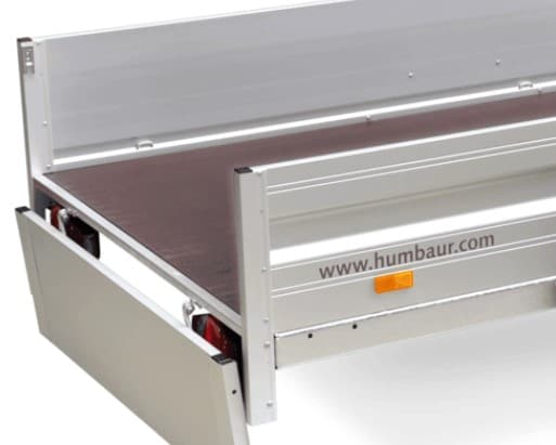 Humbaur HA 752513 KV 750kg/576kg Nutzlast, 251x131x35 cm, 1-Achser, ungebremst, mit Klappe vorne• – Bild 3