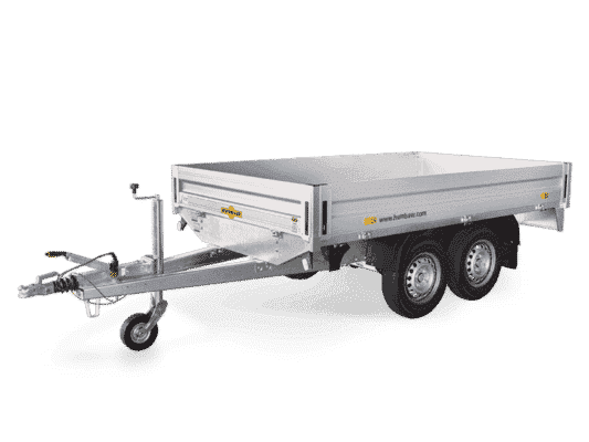 HT 253118 Humbaur |Tandem-Hochlader, gebremst, 2500 kg HZG/1975 kg Nutzlast, Innenmaße: 310 x 185 x 35 cm•