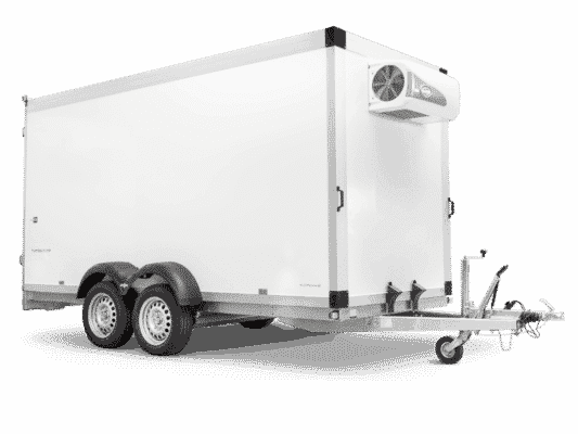 TK 304218 – 24 PF80 Tandem-Tiefkühlanhänger, 3000kg/1685kg Nutzlast, 408x163x222 cm, Humbaur•